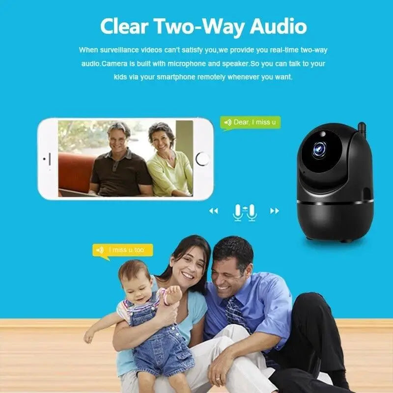 1080P Wireless IP Camera Wifi 360 CCTV Camera Mini Pet Video Surveillance Camera with Wifi Baby Monitor 2MP Smart Home