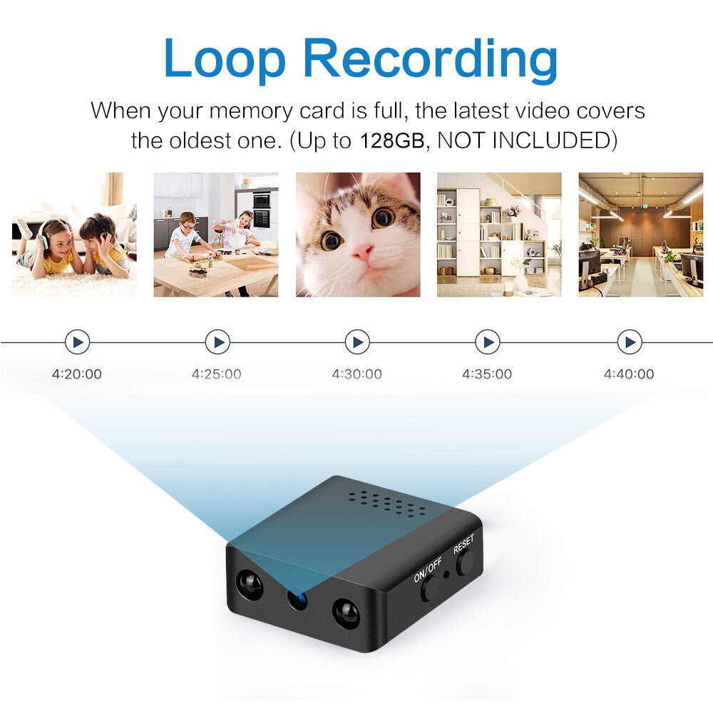 Mini Camera Wifi 1080P HD Home PIR DVR Camcorder Night Vision Home Security Cam
