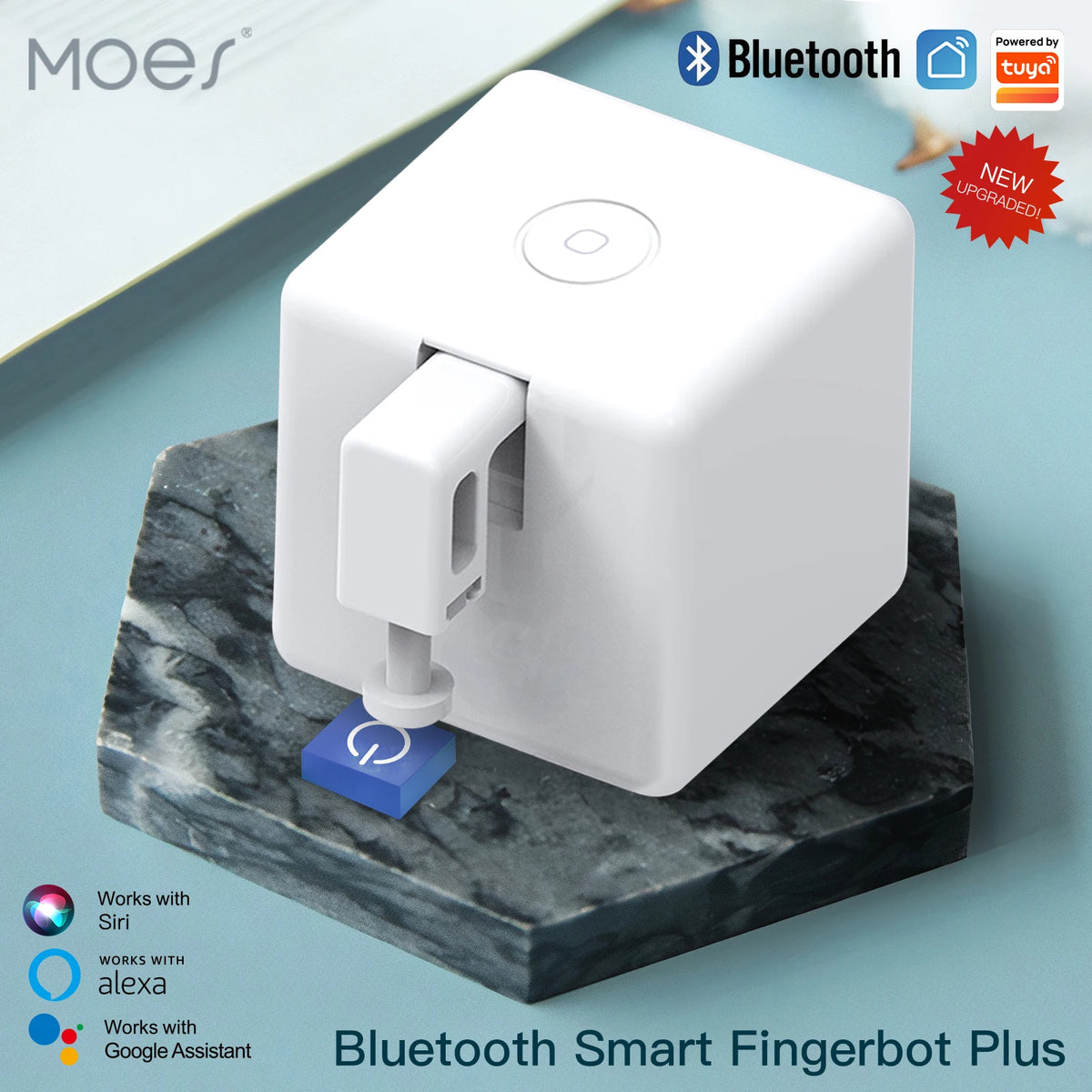 Tuya Fingerbot Button Pusher New Bluetooth Finger Robot Smart Life App Automatic Switch Voice Control Alexa Google Home